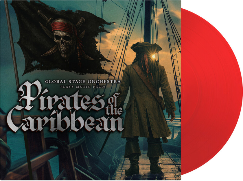 Global Stage Orchestra Pirates Of The Caribbean Transparent Red Vinyl LP/Vinyl