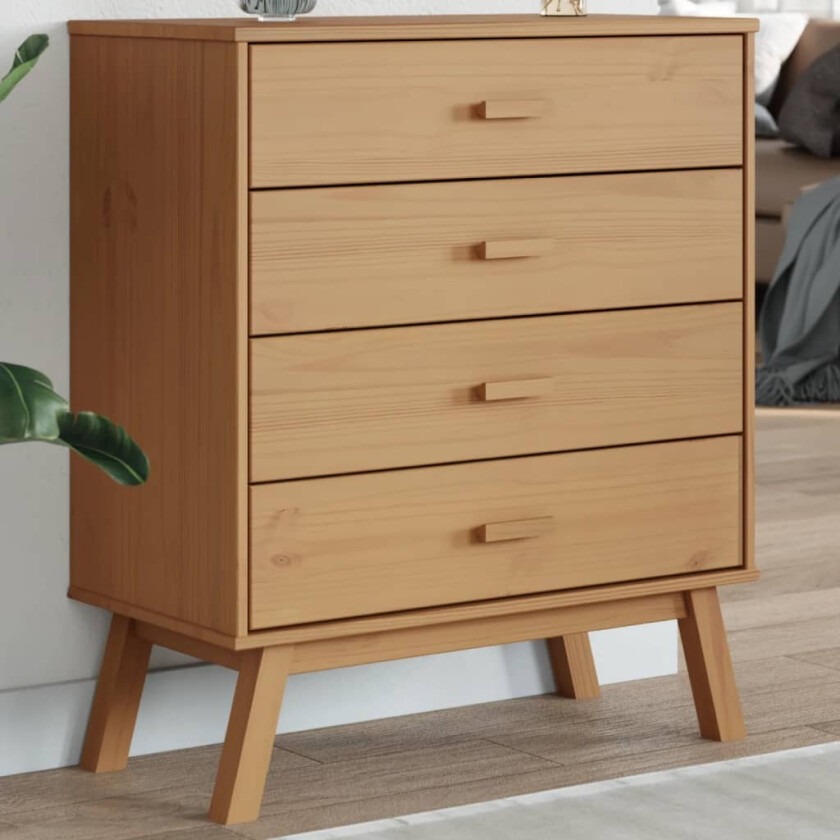 Kommode OLDEN brun heltre furu