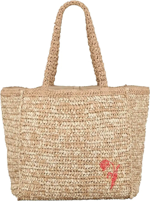 Paper Straw Tota Bag - Beige - ONE SIZE