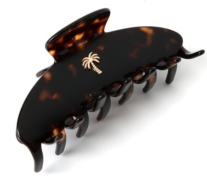 Hair clips Fan Palm Hair Clips Tortoise Pattern