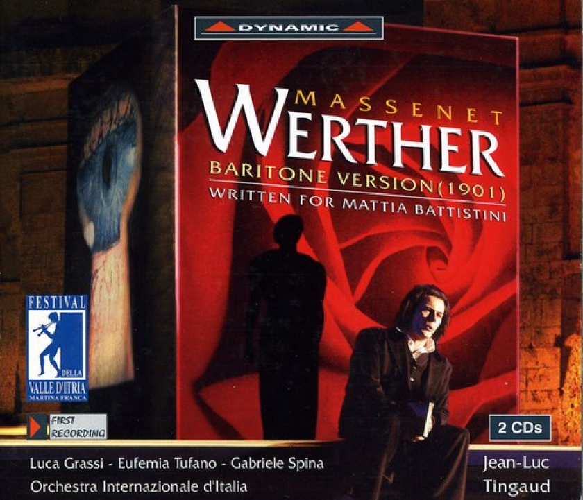 Luca Grassi, Eufemia Tufano, Gabriele Spina, Orchestra Internazionale D'Italia Werther (Baritone Version 1901) CD