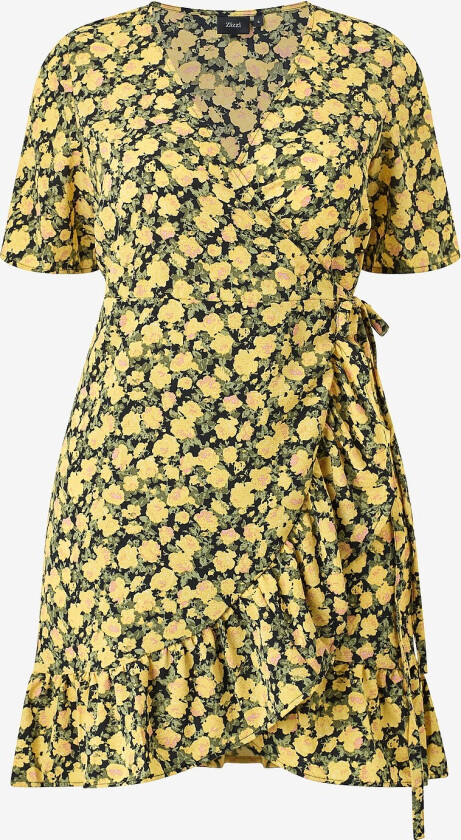 Omslagskjole caAnni 1/2 Abk Wrap Dress - Gul