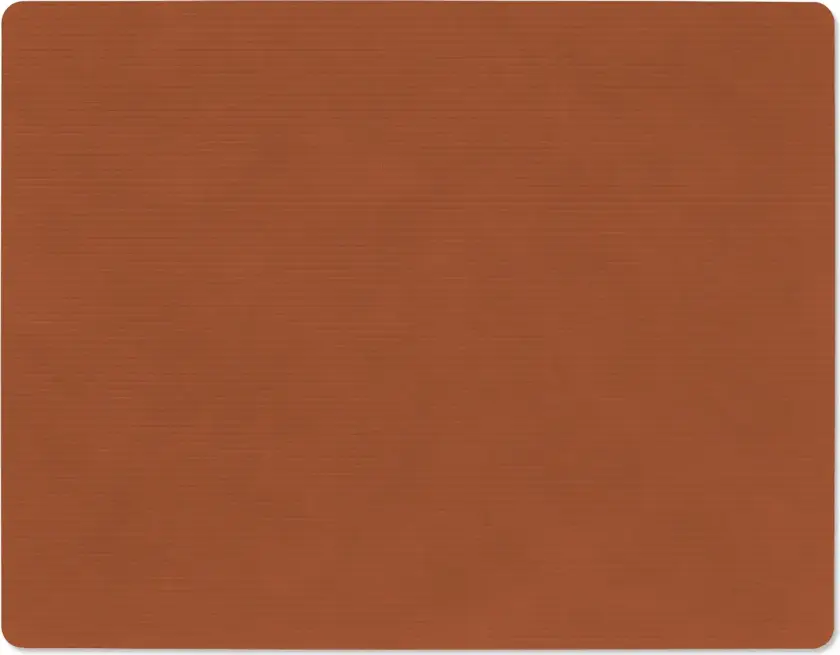 Corduroy bordbrikke square L Rust