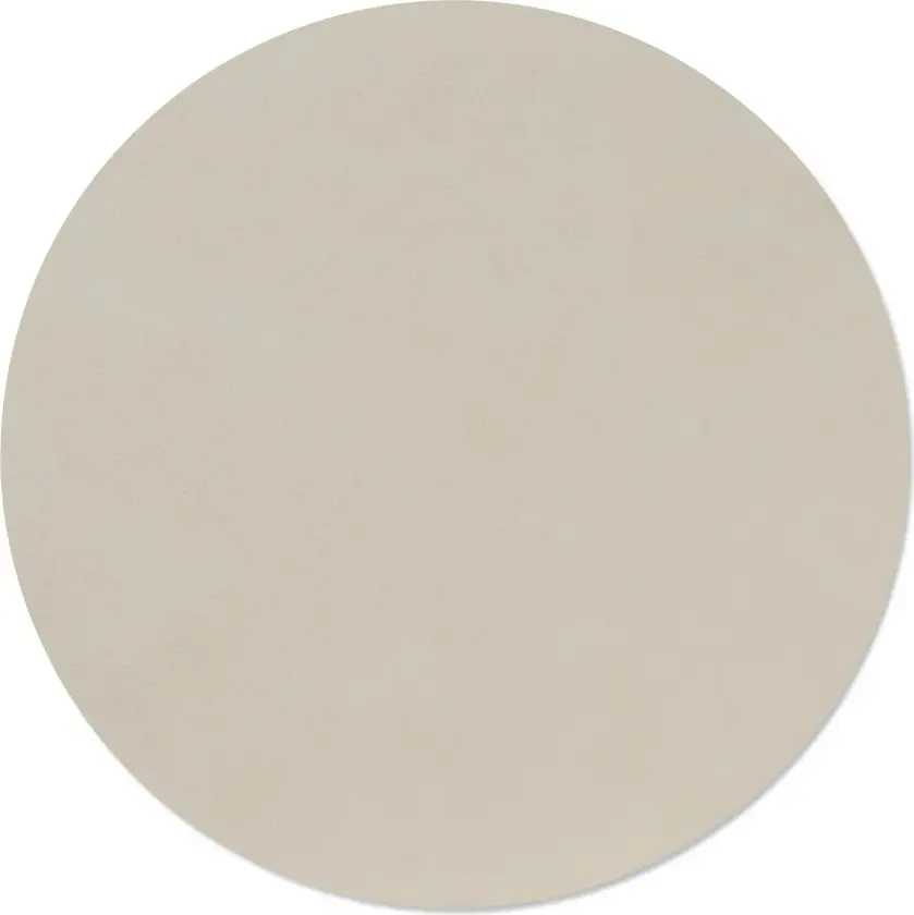 Nupo bordbrikke Oyster white, circle, L