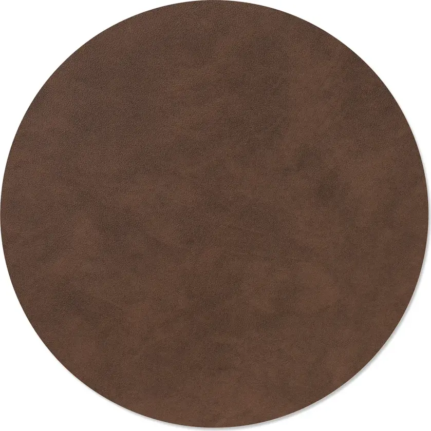 Nupo bordbrikke Dark brown, circle, L
