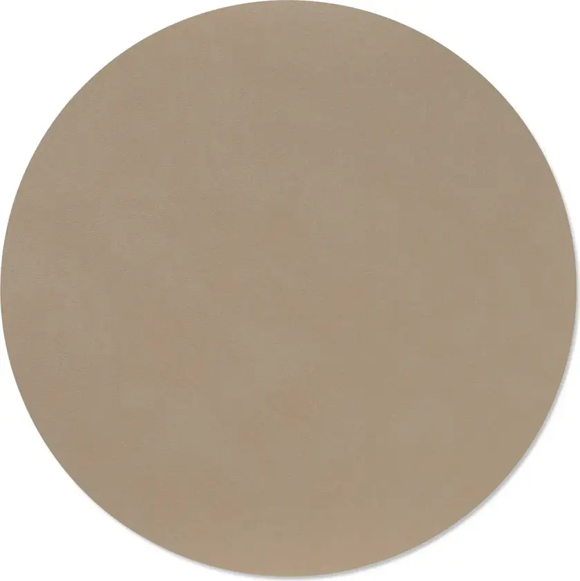 Nupo bordbrikke Clay brown, circle, L
