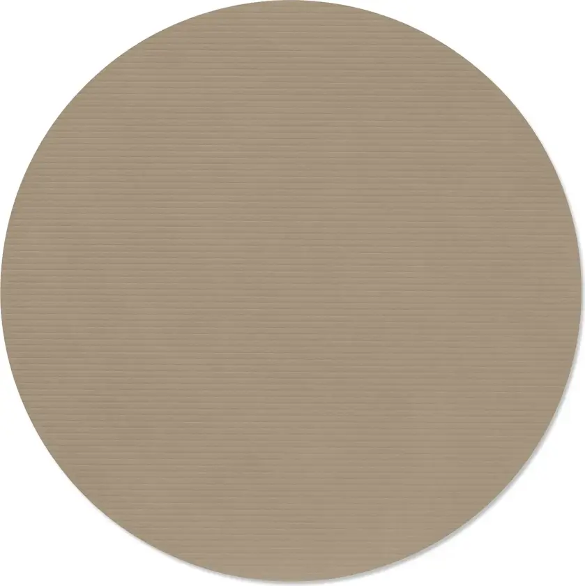 Corduroy bordbrikke Clay brown, circle, L