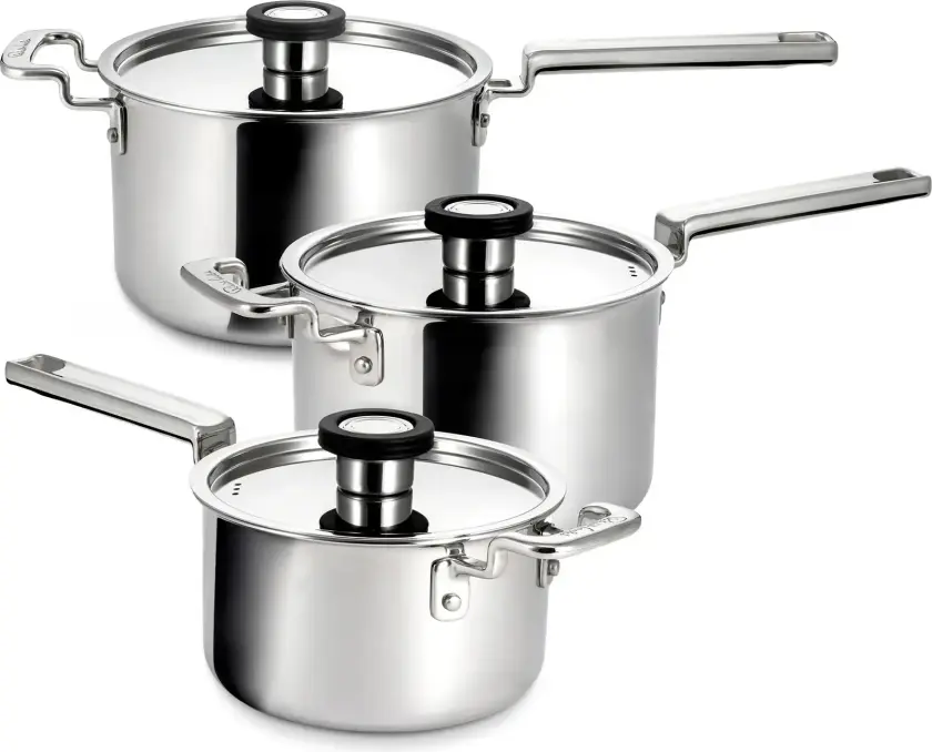 Bilde av 316 Series kasserollesett Rustfritt stål, 3 deler
