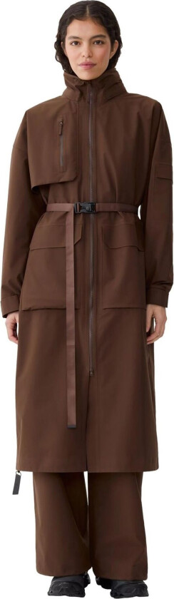 Klipra Coat Brownstone Jakke Brun Brun S