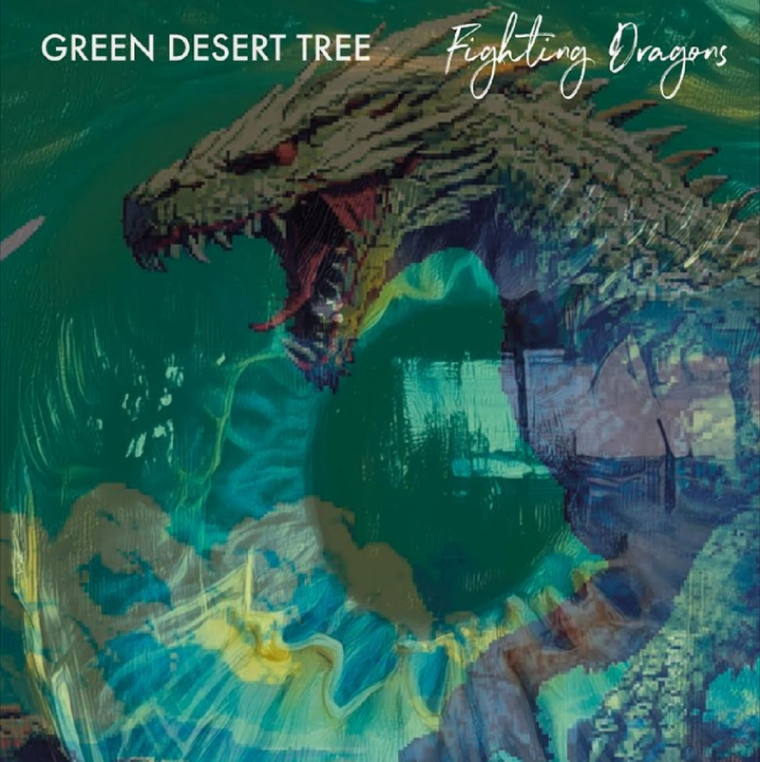 Green Desert Tree Fighting Dragons LP/Vinyl