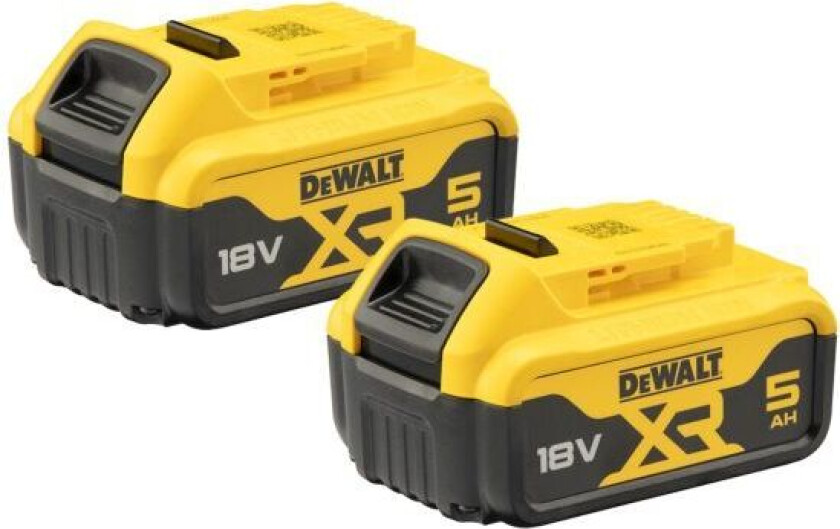 Dewalt DCB184P2-XJ Batteri 18 V, 5,0 Ah, 2-pakning