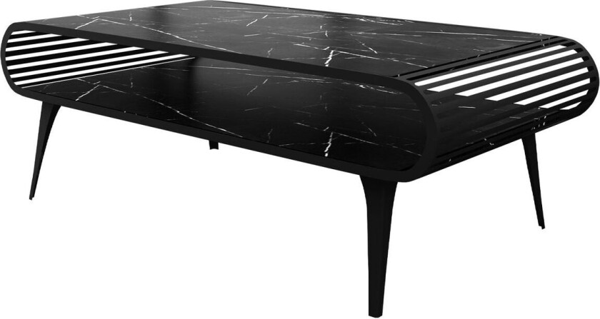 Salvaris Sofabord 120 cm - Svart marmor