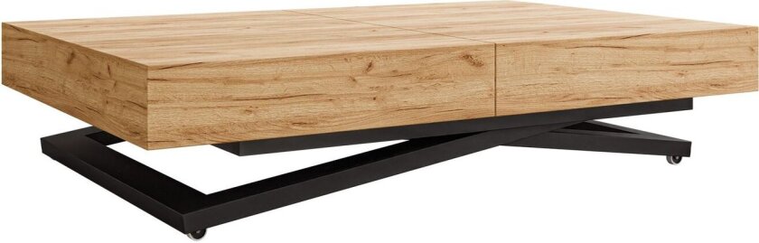 Avendi sofabord 120 cm - Svart, natur