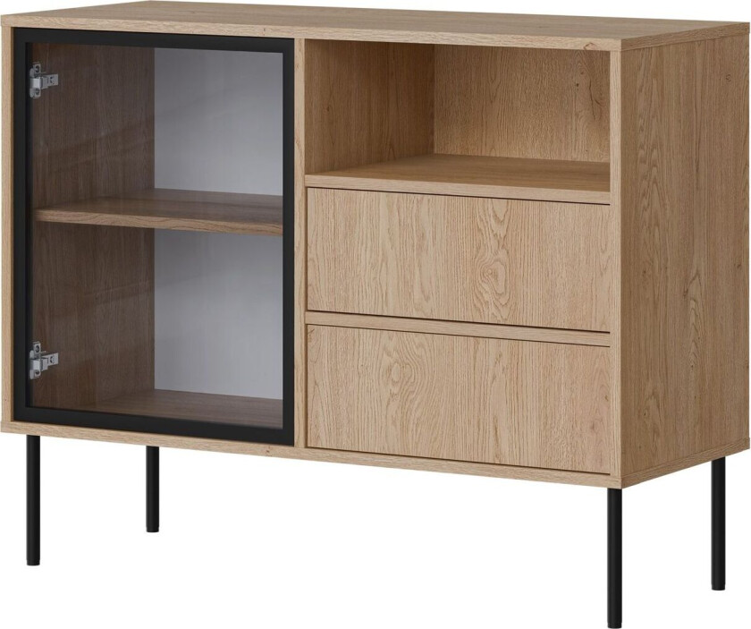 Claven skjenk 100 cm - brun