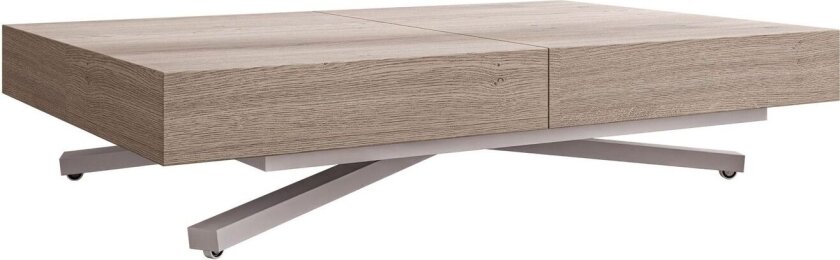 Avendi sofabord 120 cm - Sølv, lysebrun