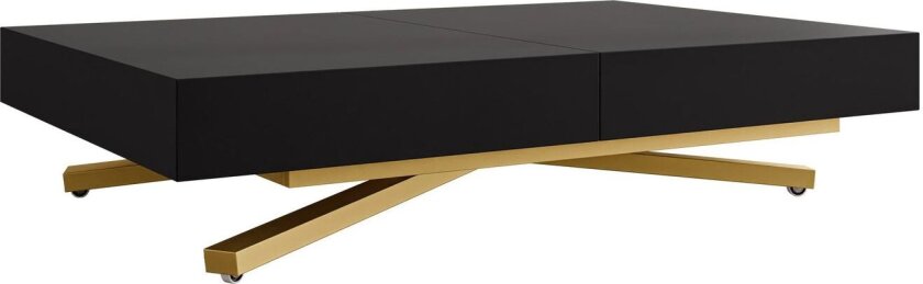 Avendi sofabord 120 cm - Gull, svart