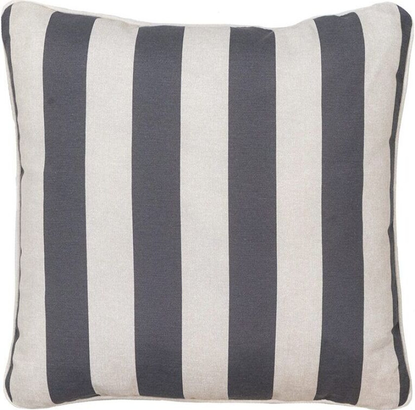 Pute Hillerstorp Pyntepute 50x50 cm - Gråbeige stripete