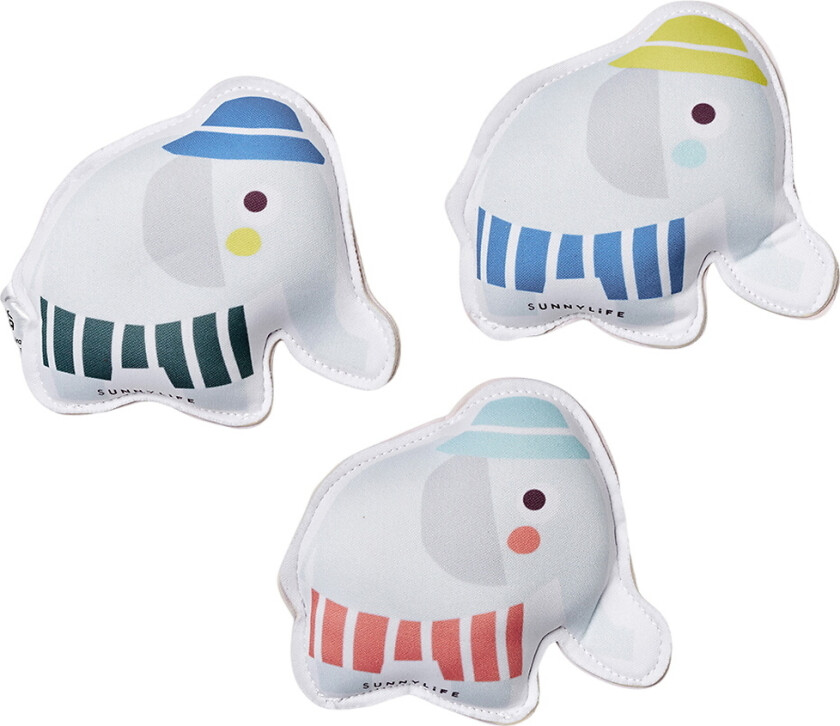 Dykkervekter - 3 stk. - Eli Den Elephant Multi - - OneSize - Badeleker