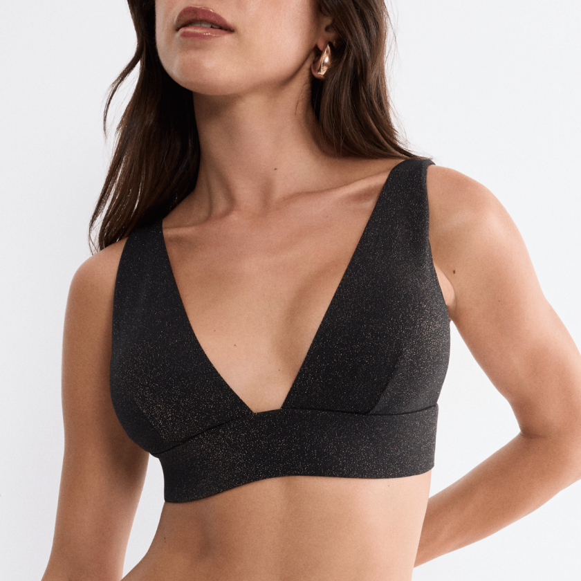 Summer Sunset P bikinitopp uten bøyle, svart, Størrelse: 40B, Kvinner