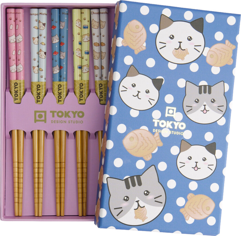 Tayaki spisepinner kattetema, 5-pakning