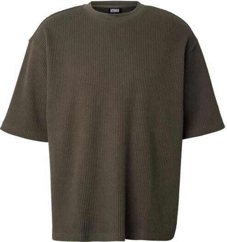 T-skjorte - Thermal Waffle T-skjorte - S til XXL - Herrer - olivengrønn