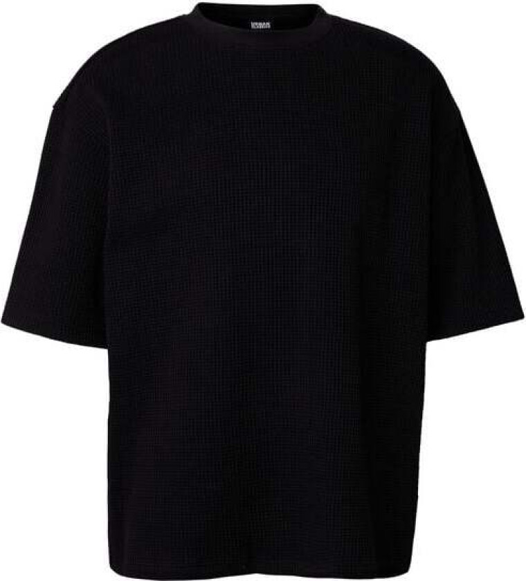 T-skjorte - Thermal Waffle T-skjorte - S til XXL - Herrer - svart