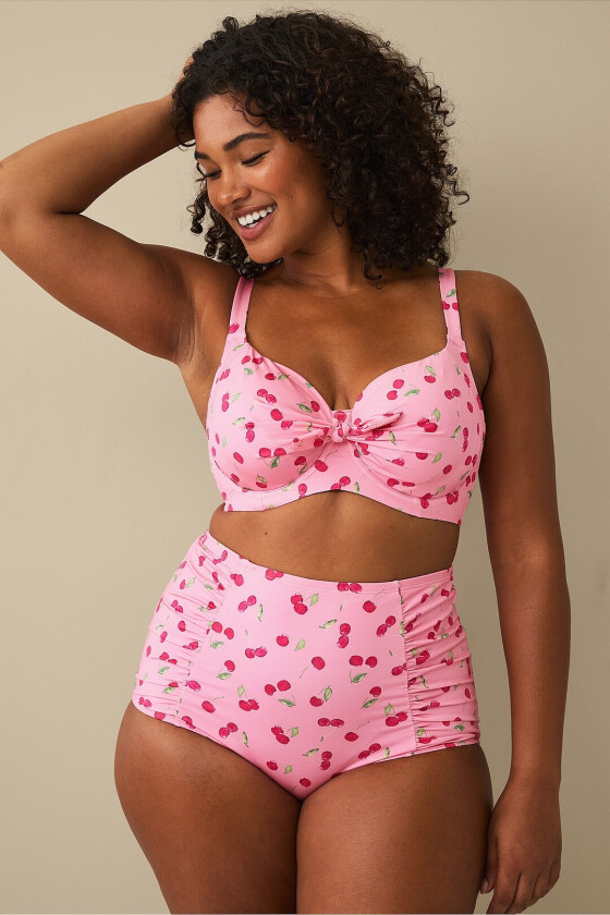 Bikinitruse med shaping-effekt - Rosa