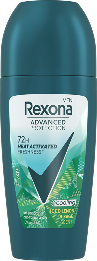 Men 72h Advanced Protection Iced Lemon & Sage Roll-on 50 m