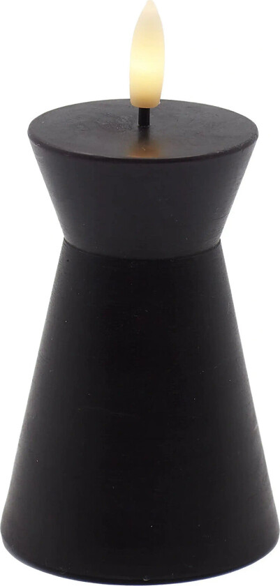 Nordisk Skulptur, Sille Kegle Ø6,5X10 Cm, Sort - Black - ONE SIZE