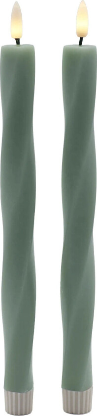Nordisk Skulptur, Sille Twist Ø2X26 Cm, Sandy Green - Green - ONE SIZE