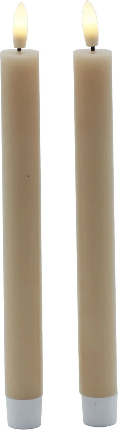 Sille Krone 2 Stk. Sæt, Ø2X25Cm, Light Caramel - Beige - ONE SIZE