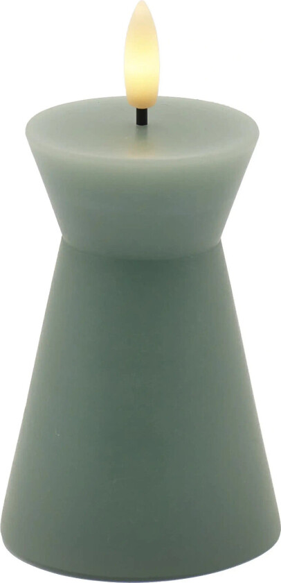 Nordisk Skulptur, Sille Kegle Ø6,5X10 Cm, Sandy Green - Green - ONE SIZE