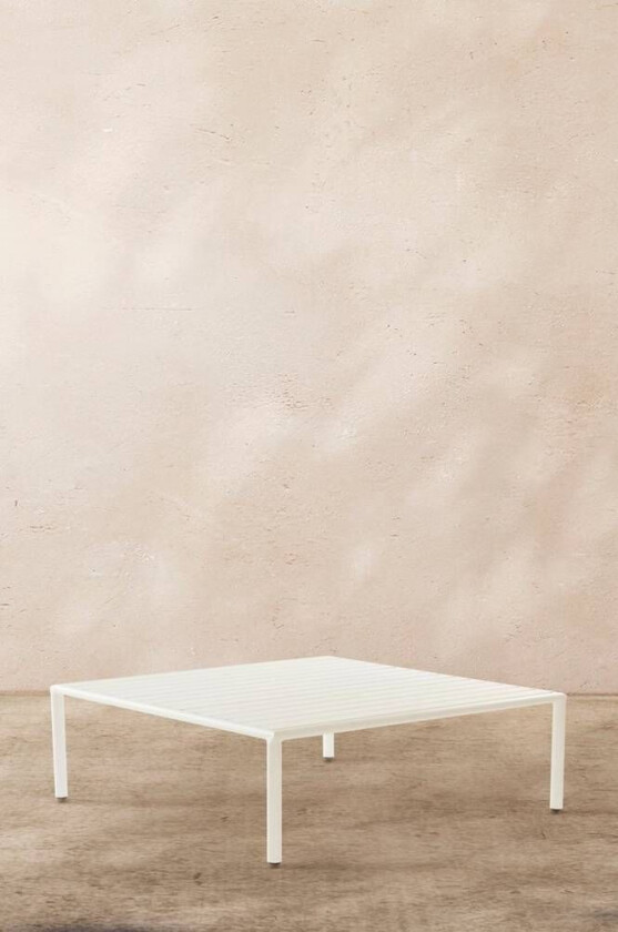 sofabord 80x80 cm Hvit