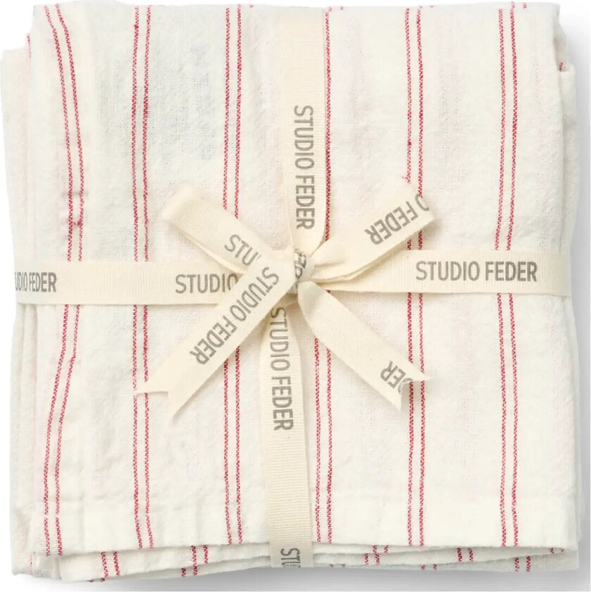 Livia Napkin 4-Pack - Red - 40X40CM