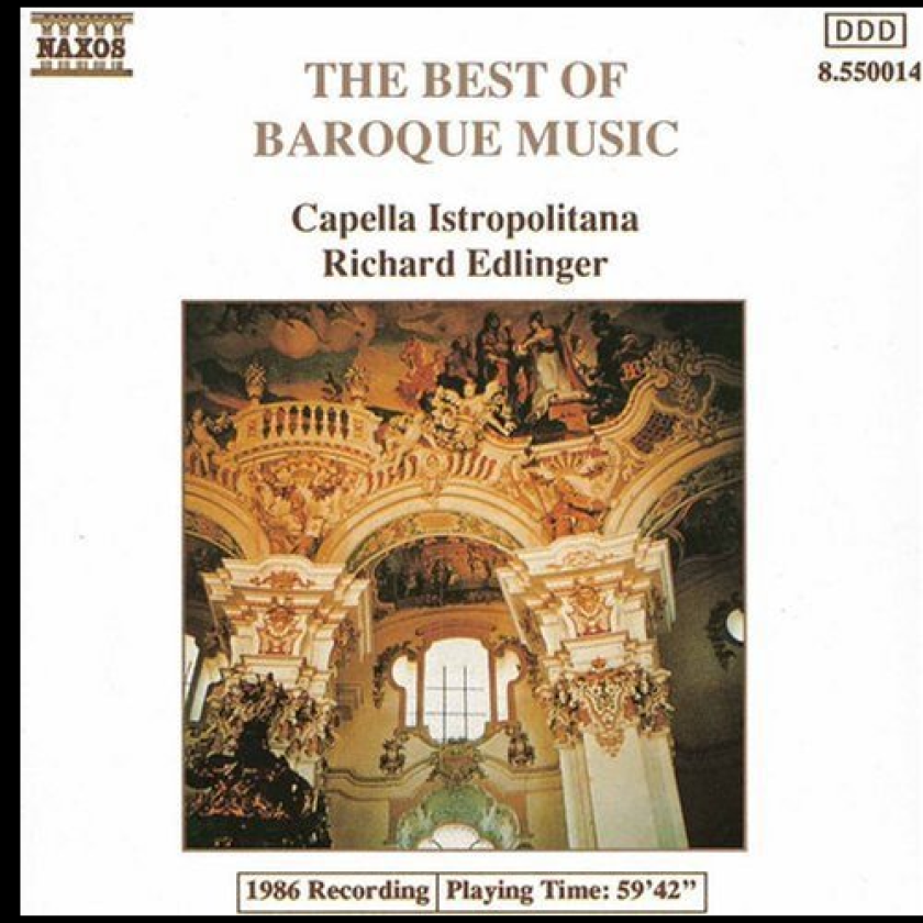 CAPELLA ISTROPOLITANA The Best Of Baroque Music CD