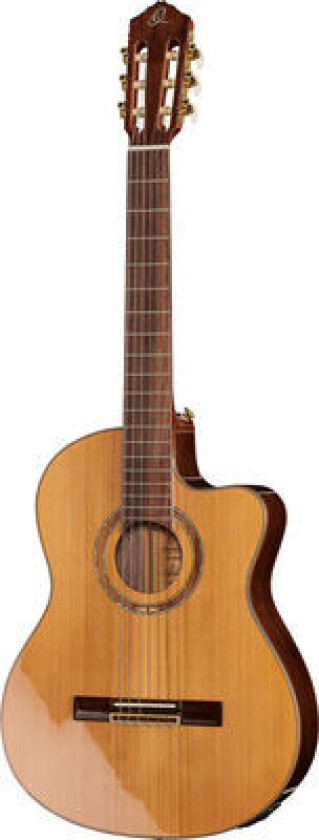 Ortega Rce159mn Klassisk Gitar 4/4 Med Mik, Medium Neck