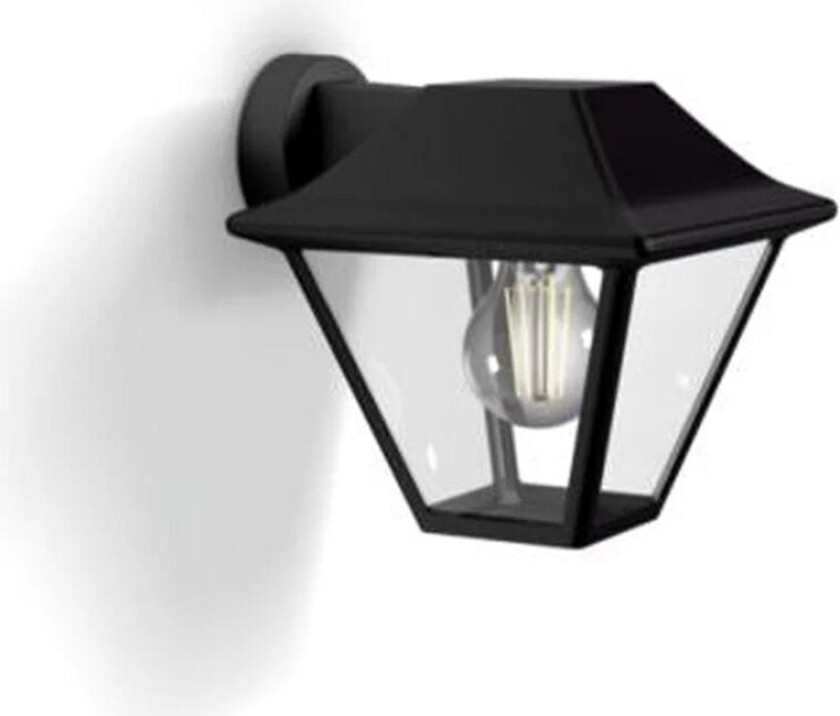 myGarden Alpenglow vegglampe ned utendørs IP44 - Svart