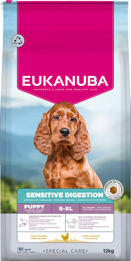 Special Care Sensitive Digestion Puppy med kylling og kalkun - 12 kg
