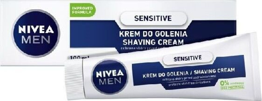 NIVEA_Men Sensitive beroligende barberkrem 100ml