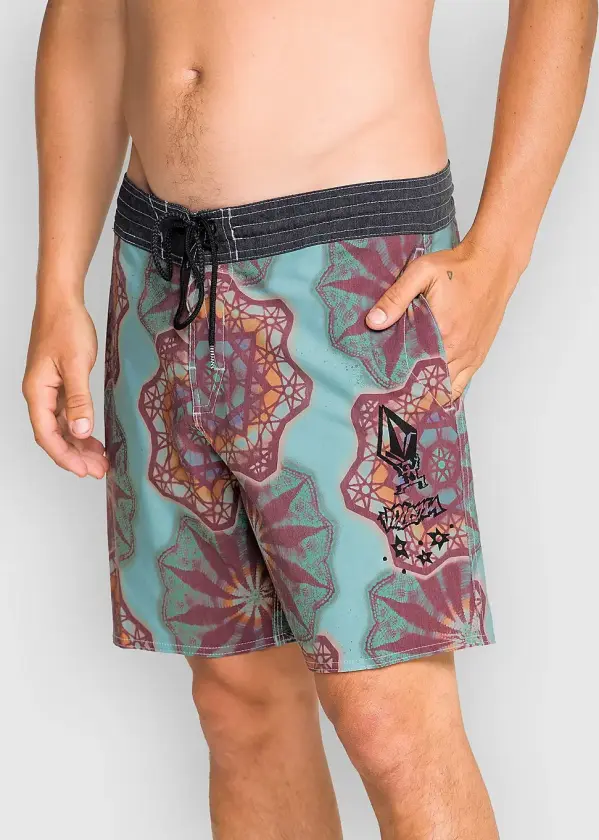 Pcs Star Shields Stoney Boardshorts svart