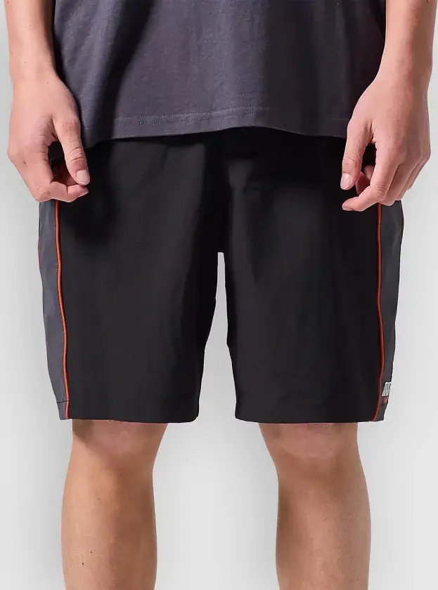 Daily Ride Network Panel Boardshorts svart