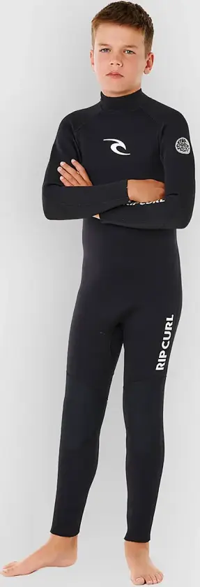 Surf School Bz 32Fl Kids Våtdrakt svart