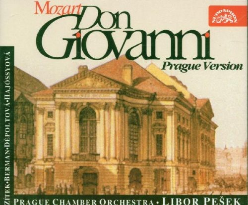 Wolfgang Amadeus Mozart, Václav Zítek, Karel Berman, Eva Depoltová, Magdaléna Hajóssyová, Prague Chamber Orchestra, Sbor Národního Divadla, Milan Malý Don Giovanni (Prague Version) CD