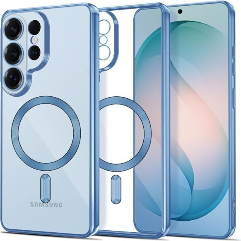 MagFlex-etui for Samsung Galaxy S26 Ultra - gjennomsiktig blå