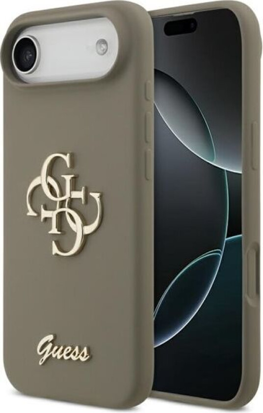 Silikon Big 4G Script-etui for iPhone Air - Brun