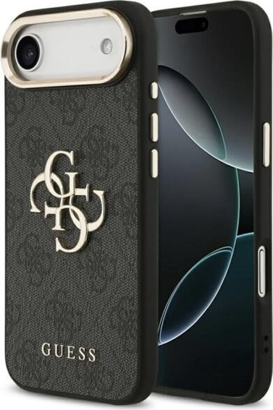 4G Big 4G Classic Logoetui for iPhone Air - svart og gull