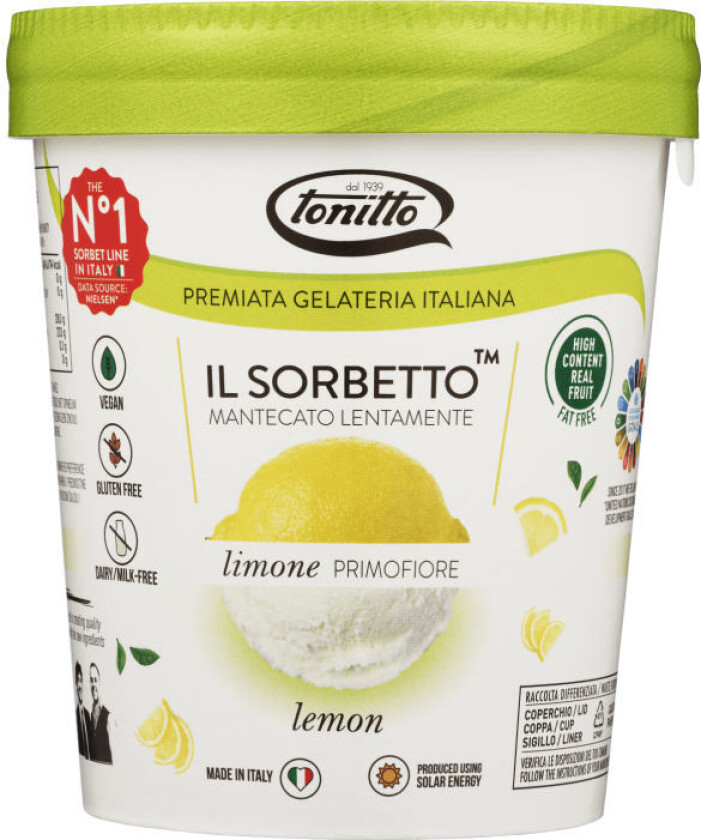 Sorbetto Limone Sitronsorbet