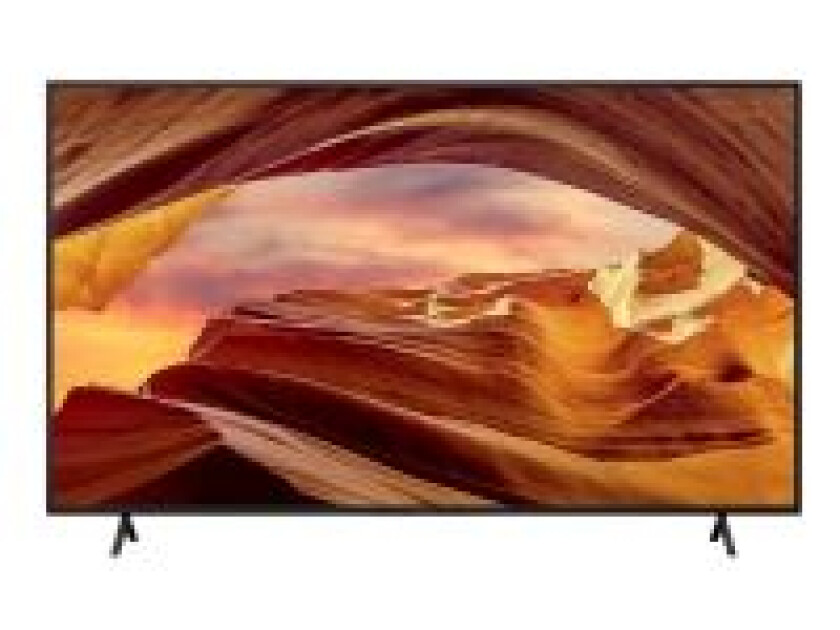 Bravia KD-55X75WL - 55 Diagonalklasse (54.6 synlig) - X75WL Series LED-bakgrunnsbelyst LCD TV - Smart TV - Google TV - 4K UHD (2160p) 3840 x 2160 - HDR - Direct LED - hårstreksvart