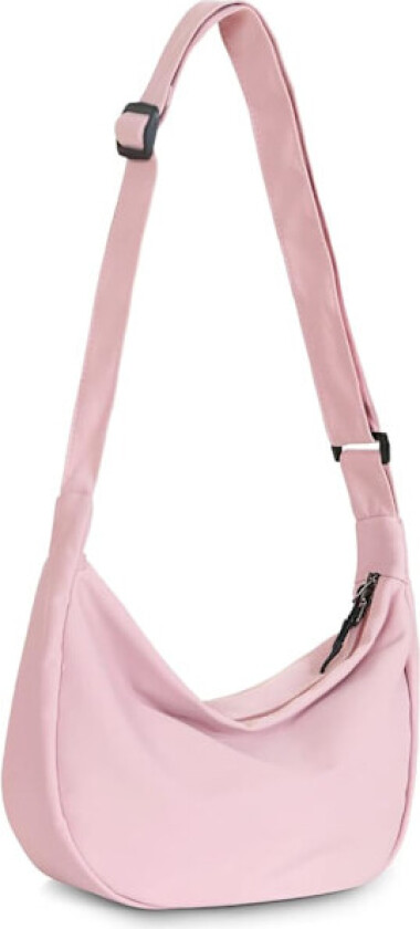 (Rosa) 1 stk. Liten Mote Dumpling Bag Pendler Skulderveske Crossbody Veske Kvinner Menn Mote Mini Halvmåneveske