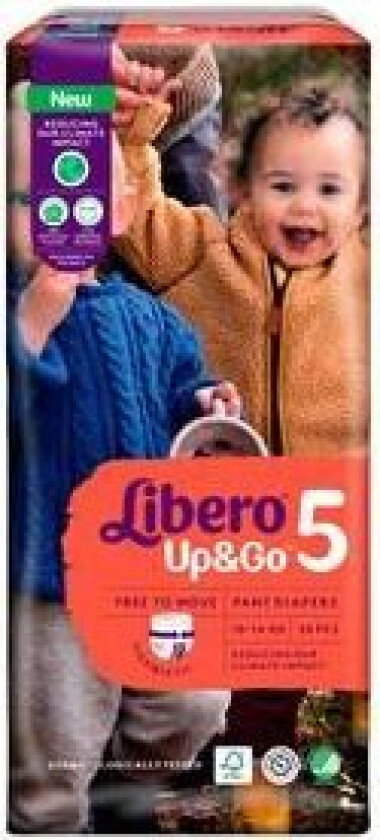 Up&Go 5 Buksebleie 10-14 kg - 38 stk.